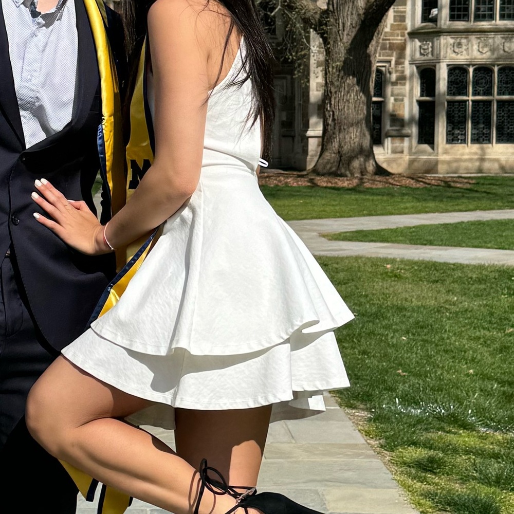 white dress